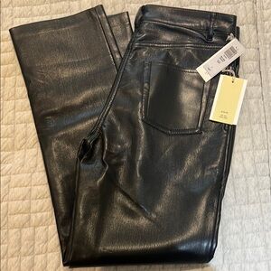 Wilfred Leather Black Women's pants